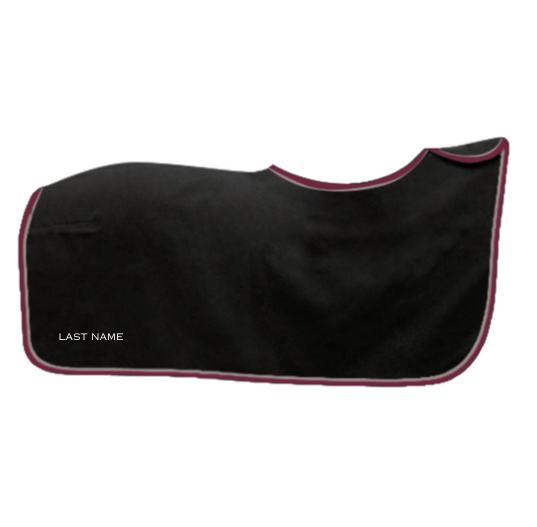 Black Oak Keyhole Wool Quarter Sheet