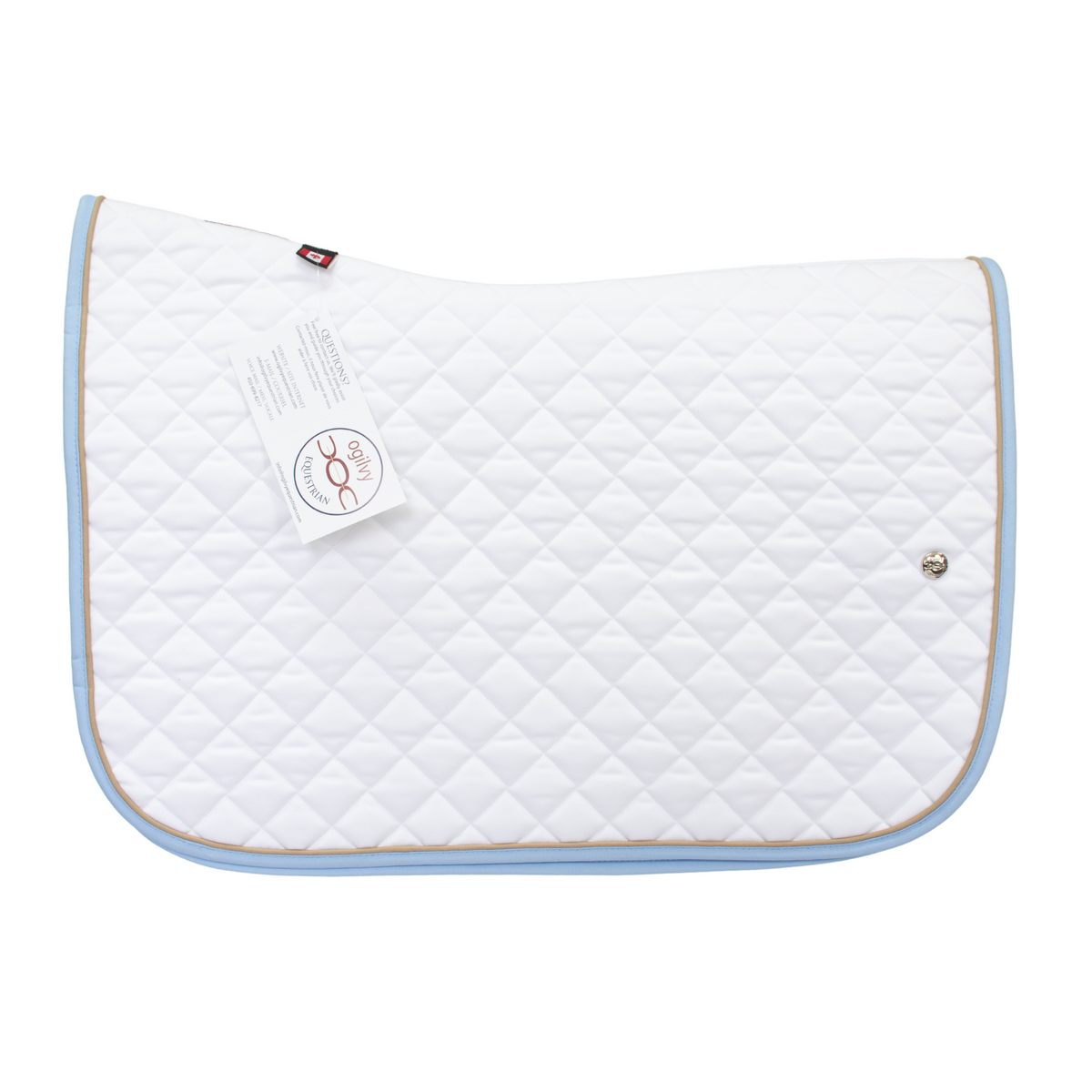 Jumper Baby Pad White/Tan/Baby Blue