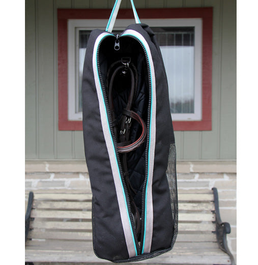 CHROME PADDED BRIDLE BAG