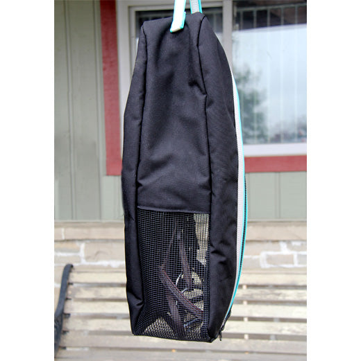 CHROME PADDED BRIDLE BAG