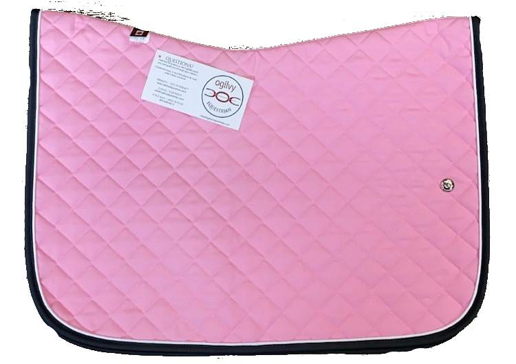 Ogilvy Jumper Pad- Pink/White Piping/Charcoal Binding