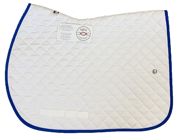 Ogilvy Profile Pad- White/Royal Blue Binding